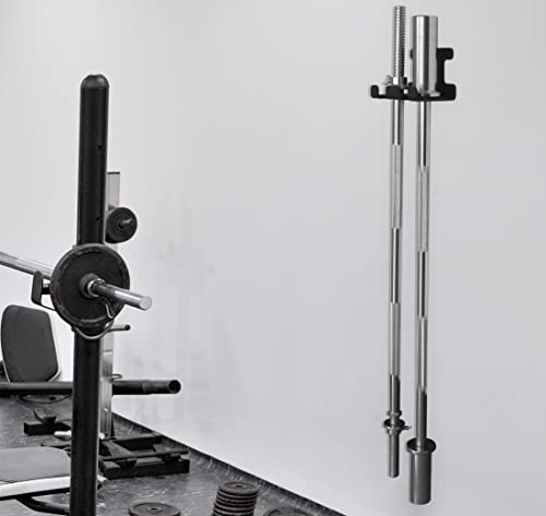 Alvade Heavy Duty Wall Mount Barbell Holder for Home Gym