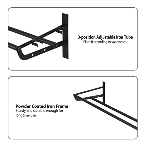 Lineslife Wall Mount Sports Equipment Storage Rack, 3 Shelf