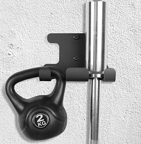 Alvade Heavy Duty Wall Mount Barbell Holder for Home Gym