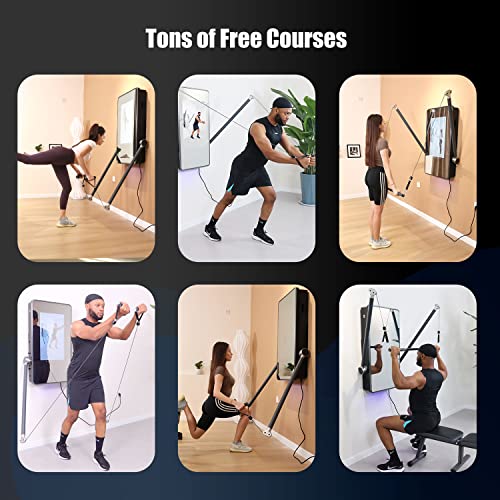 WOLFMATE Smart Fitness Station Mirror for Home Gym