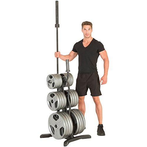 X-Class Olympic Weight Tree with 2 Barbell Holders