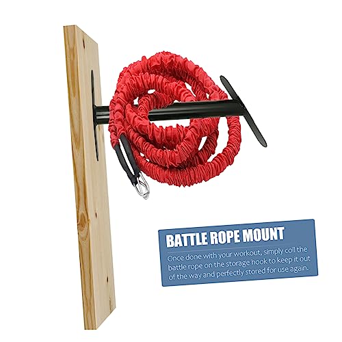 Wall Mount Rope Organizer for Home Gym Storage