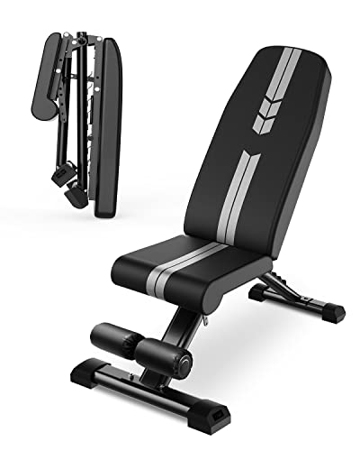 Adjustable Weight Bench - 1000lbs Capacity, 160+ Workouts
