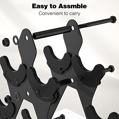 Compact 3 Tier Dumbbell Weight Rack - Organize Small Weights