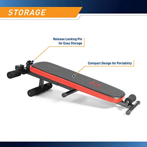 Marcy Utility Slant Board - Adjustable Folding Design