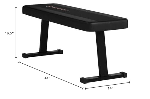 Marcy Flat Weight Bench for Weight Training and Abs
