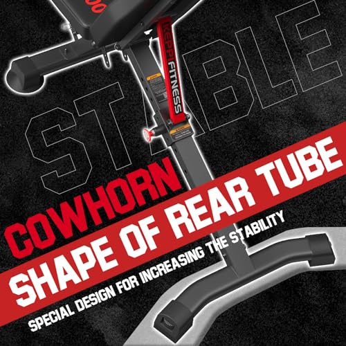Foldable Adjustable Weight Bench for Full Body Strength Training