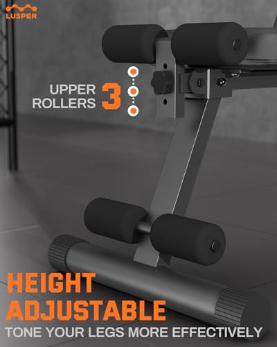 Lusper Foldable Adjustable Weight Bench - 600 Lb Stable