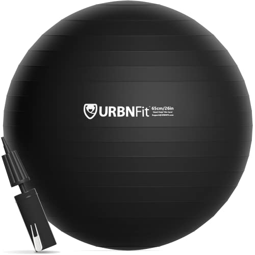 URBNFit Exercise Ball - Balance Ball for Gym/Yoga