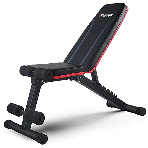PASYOU Adjustable Weight Bench for Full Body Workout