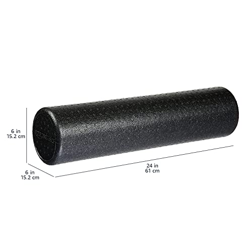 High-Density Round Foam Roller for Exercise - 24-Inch
