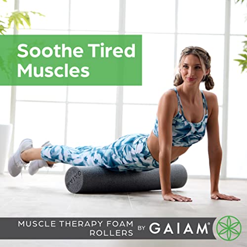 Gaiam Restore Textured Foam Roller - Deep Tissue Massager