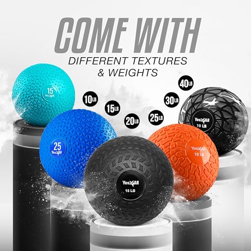 10-40lb Durable PVC Slam Balls for Strong Core