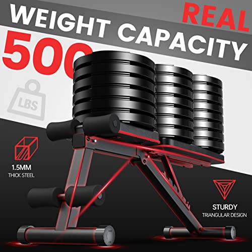 PASYOU Adjustable Weight Bench for Full Body Workout