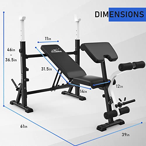 FLYBIRD Standard Weight Bench with Leg Developer