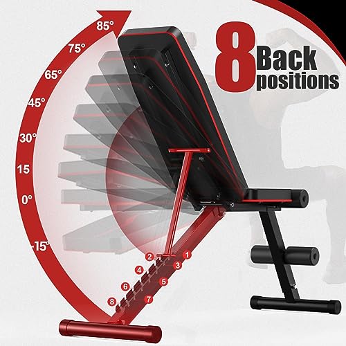 Yagud Adjustable Weight Bench Press for Full Body Workout