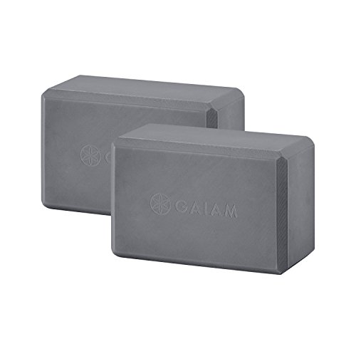 Gaiam Essentials Yoga Block Set - Latex-Free Eva Foam