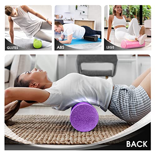 Yes4All Black Foam Roller for Yoga and Pilates