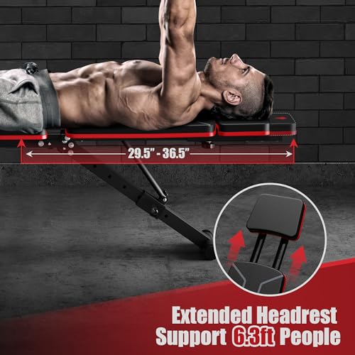 Adjustable Weight Bench for Full Body Strength Training