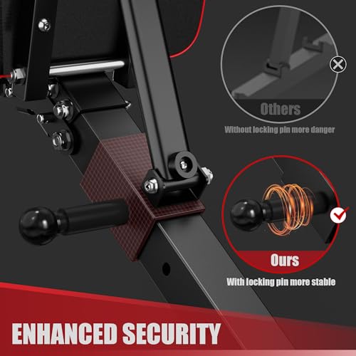 Adjustable Weight Bench for Full Body Strength Training