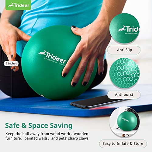 Trideer Mini Yoga Ball for Core Strength and Support