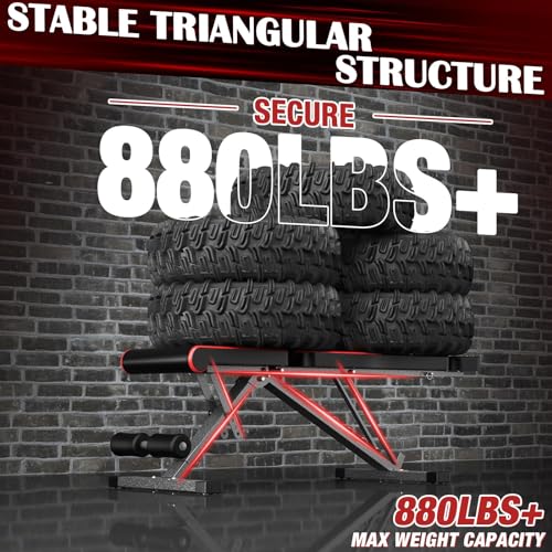 Yagud Weight Bench: Adjustable Multi-Purpose Workout Bench Press