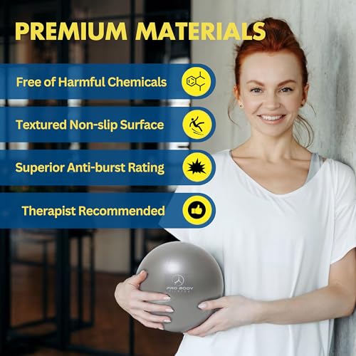 Blue ProBody Pilates Ball for Stability and Core Workouts