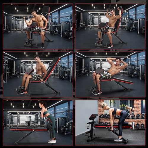 Adjustable Weight Bench for Full Body Strength Training