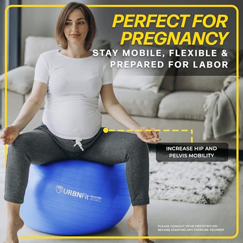 URBNFit Exercise Ball - Balance Ball for Gym/Yoga