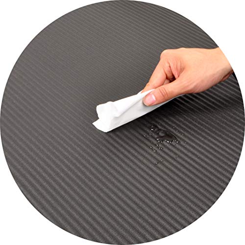 BalanceFrom GoCloud 1" Extra Thick Yoga Mat (Black)
