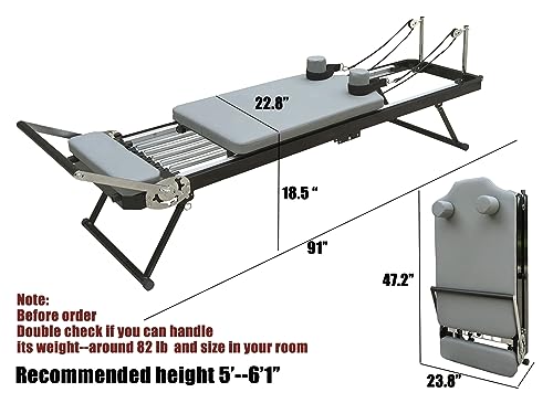 Nexace Foldable Pilates Reformer for Home Workout