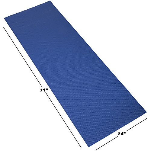 Double Sided 1/4-Inch Yoga Mat for Home Gym