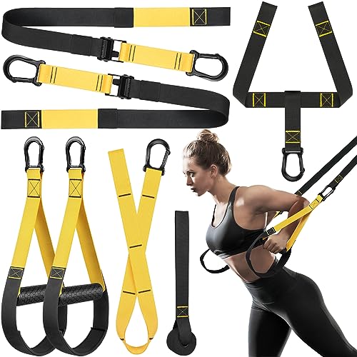 Resistance Training Kit with Handles, Door Anchor, Carrying Bag