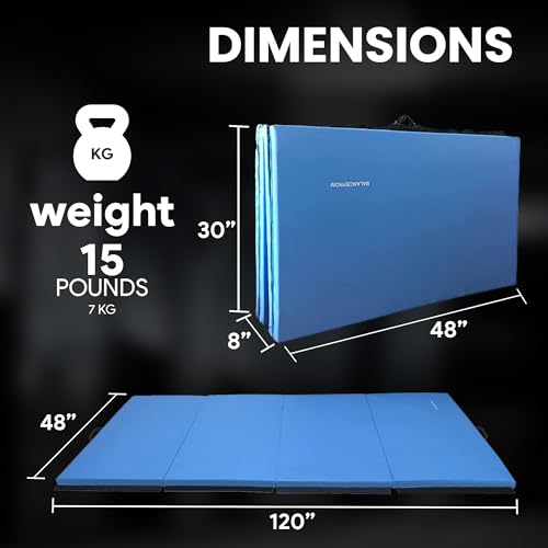 BalanceFrom GoGym All-Purpose 4'x10'x2" High Density Gymnastics Mat