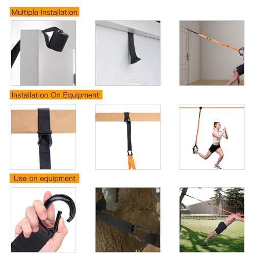 Moulyan Bodyweight Suspension Training Straps Full-Body Workout Kit