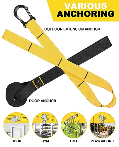 Resistance Training Kit with Handles, Door Anchor, Carrying Bag