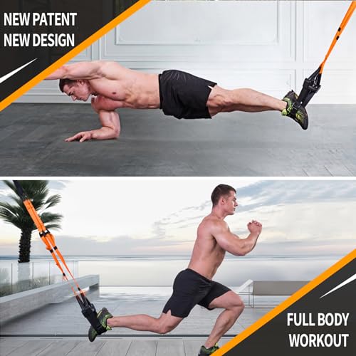Moulyan Bodyweight Suspension Training Straps Full-Body Workout Kit