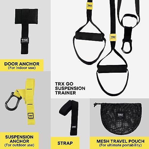 TRX Go Suspension Trainer with Training Club App - Black