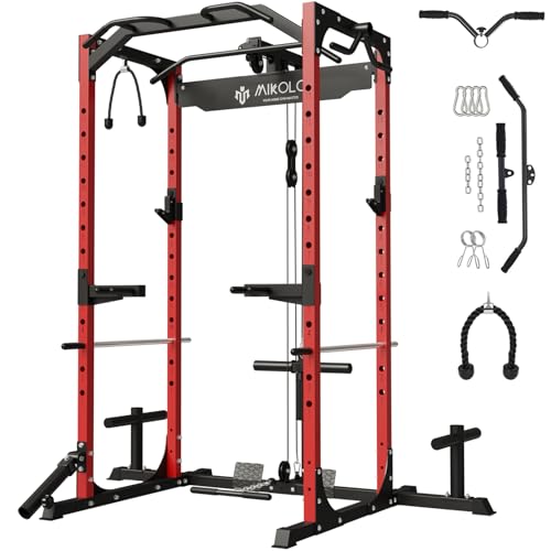 Mikolo Power Cage with LAT Pulldown & 1200lb Capacity