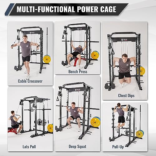 MAJOR LUTIE Fitness Power Cage with Cable Crossover