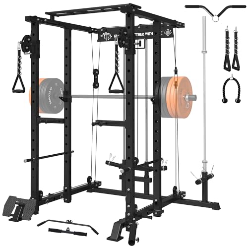 Mikolo Power Cage with Weight Bench & Accessories