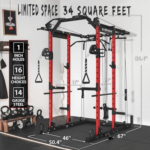 ER KANG Power Cage with Cable Crossover System