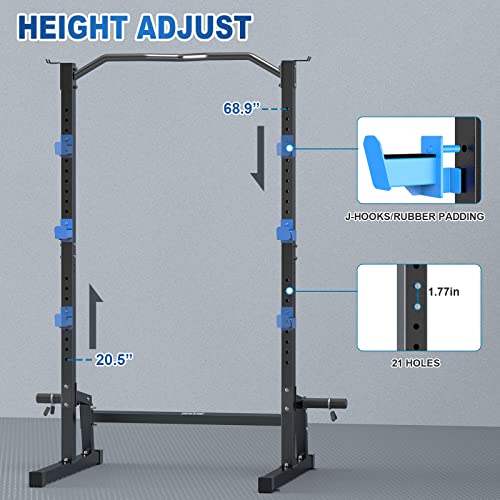 BEKING Power Rack Squat Cage with Pull Up Bar