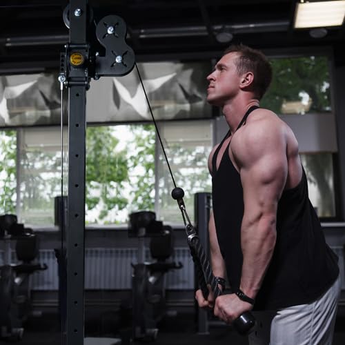RitFit Multi-Function Power Rack Cage with Cable Crossover
