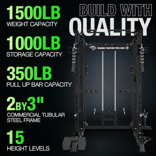 Mikolo Power Cage with Weight Bench & Accessories