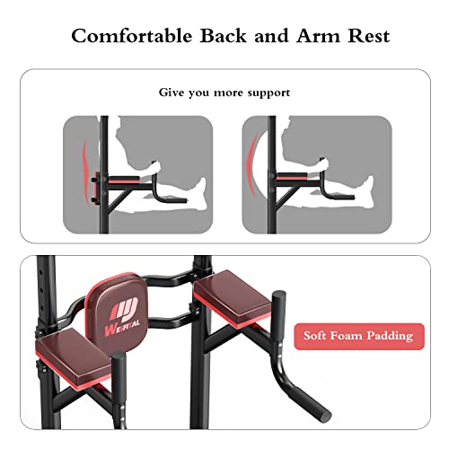 Wesfital Pull Up & Dip Station for Home Gym