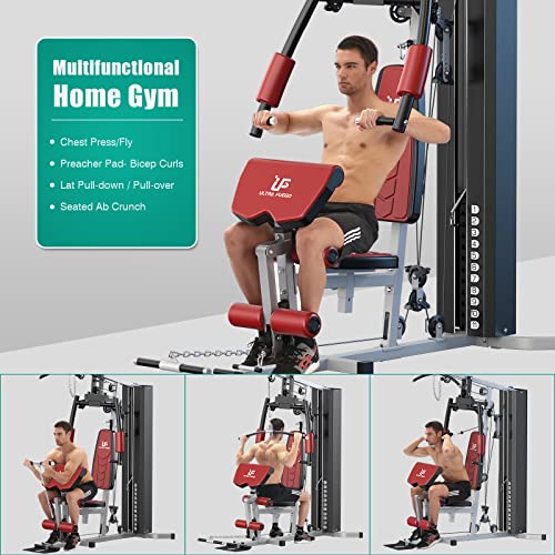 ULTRA FUEGO Multifunction Home Gym Workout Station Pulley
