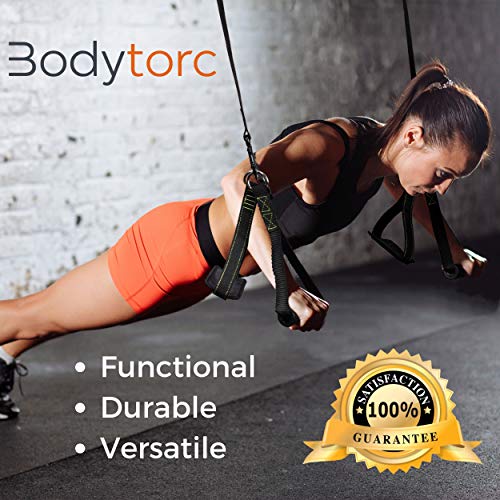 Full Body Suspension Trainer for Home Workouts - Green