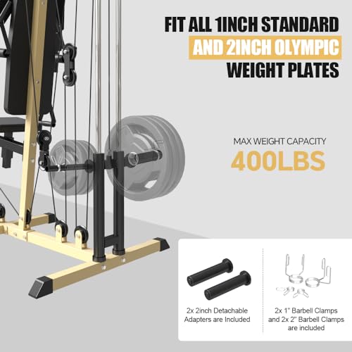 FAGUS H Multifunctional Home Gym System with Pulley