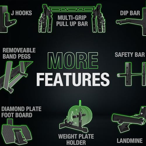 Mikolo Power Cage with Weight Bench & Accessories